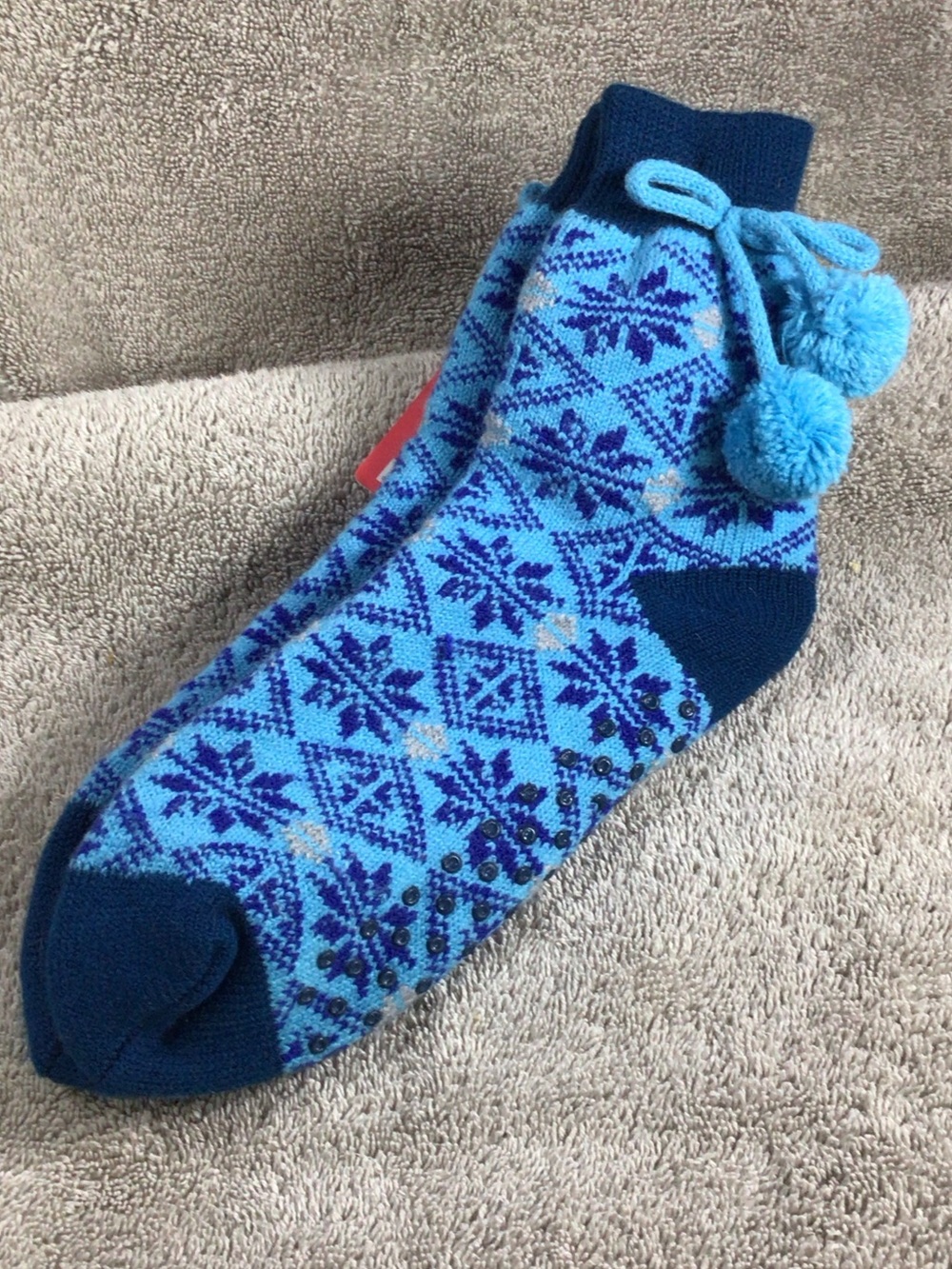 Tru Fit Knit Slipper Socks